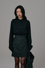 画像をギャラリービューアに読み込む, wool mix mini skirt