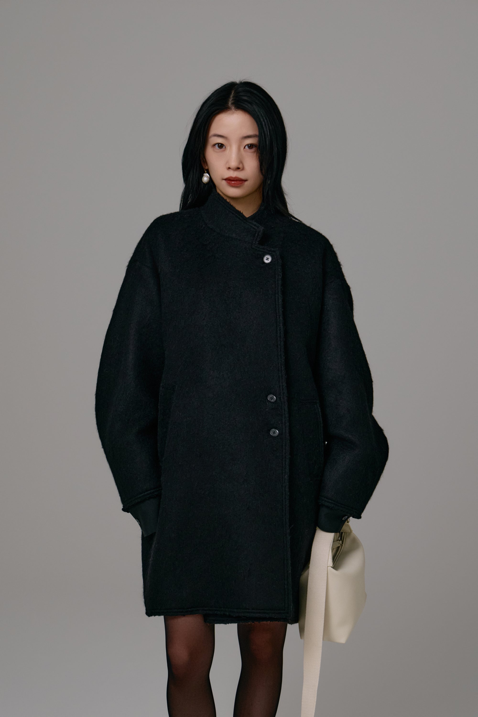 shaggy half coat – louren store