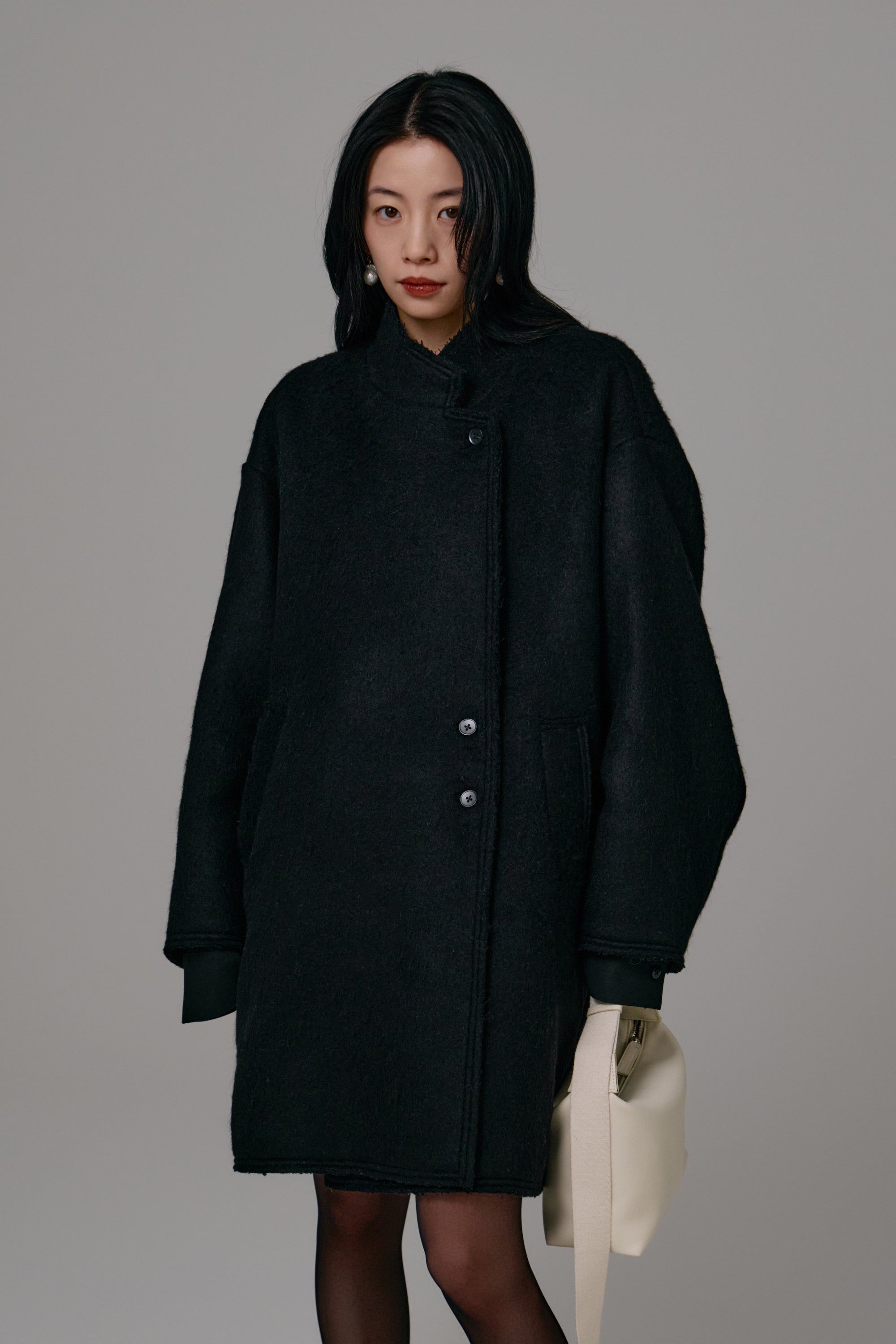 shaggy half coat – louren store