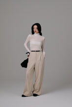 Load image into Gallery viewer, high neck sheer tops