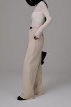 画像をギャラリービューアに読み込む, front pleats pants