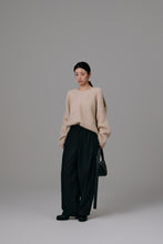 画像をギャラリービューアに読み込む, single tuck cocoon pants