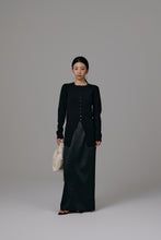 画像をギャラリービューアに読み込む, satin pencil skirt