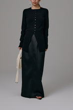 画像をギャラリービューアに読み込む, satin pencil skirt