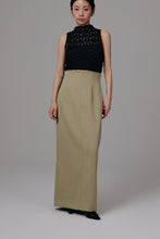 画像をギャラリービューアに読み込む, satin pencil skirt