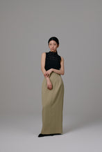 画像をギャラリービューアに読み込む, satin pencil skirt