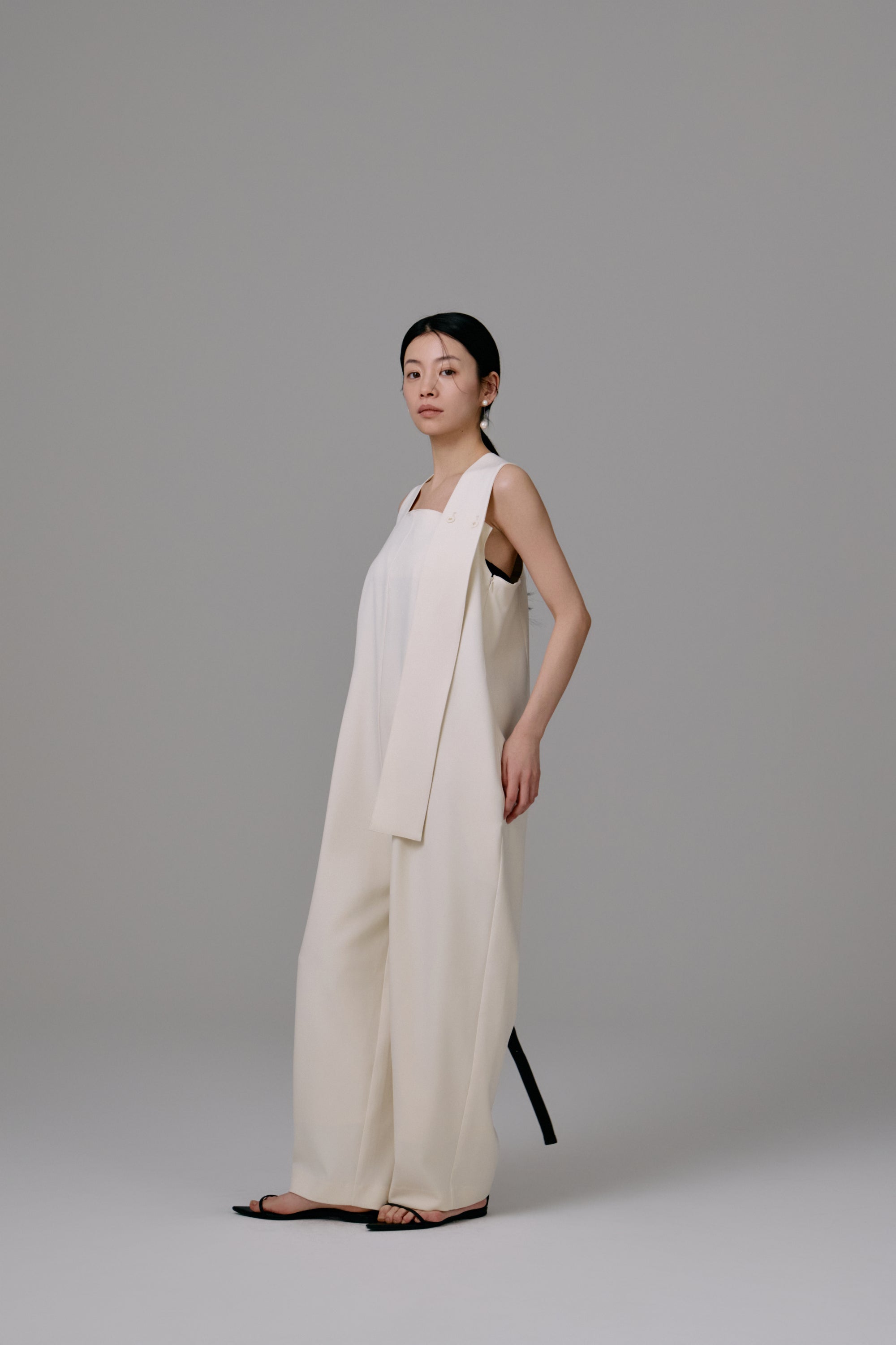 shoulder tie jumpsuit – louren store