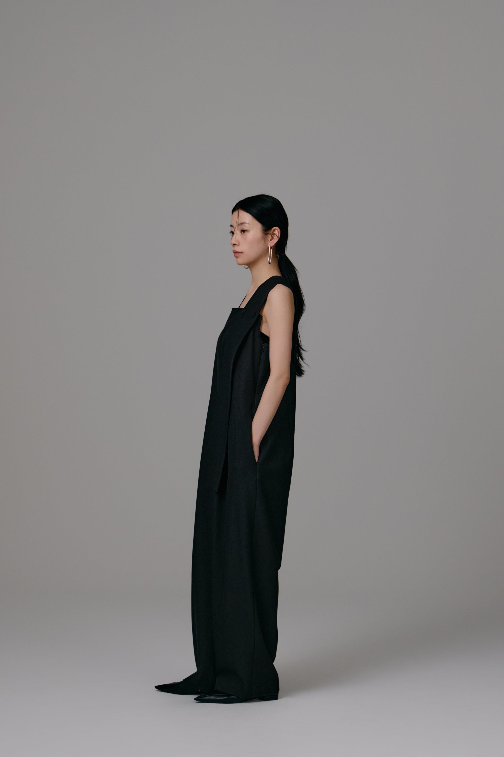 shoulder tie jumpsuit – louren store