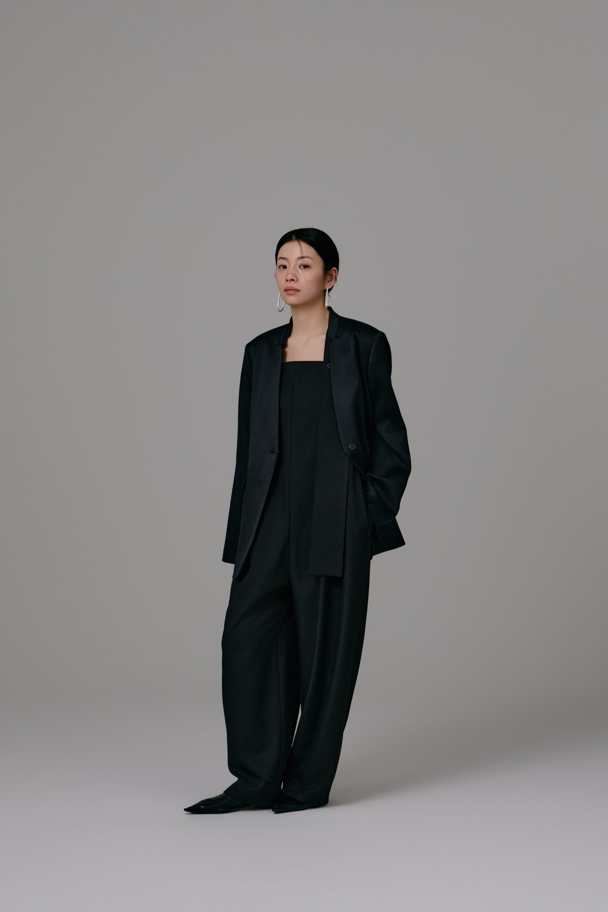 shoulder tie jumpsuit – louren store