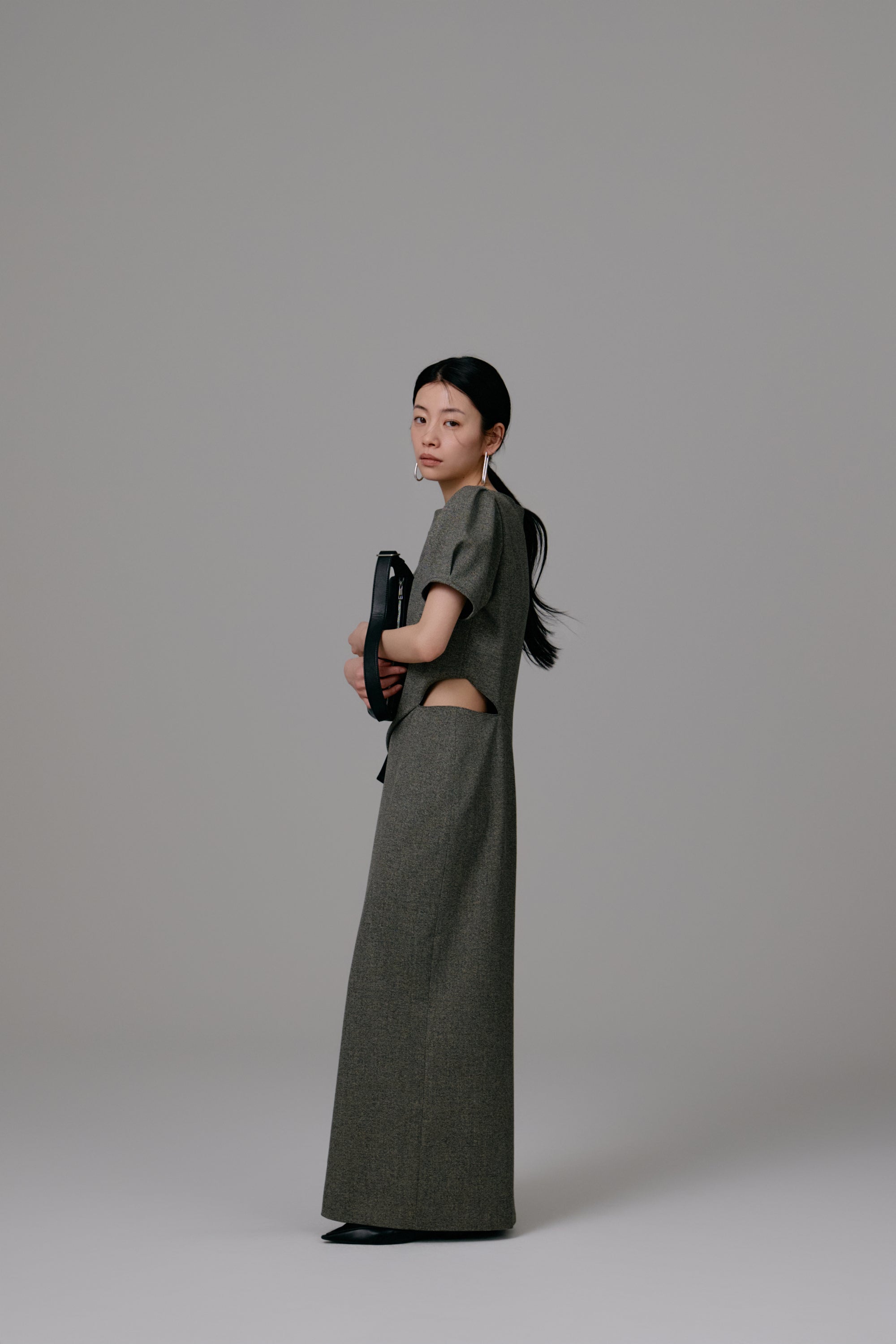 louren waist drape onepiece （新品未使用）ワンピース waist drape onepiece – louren store