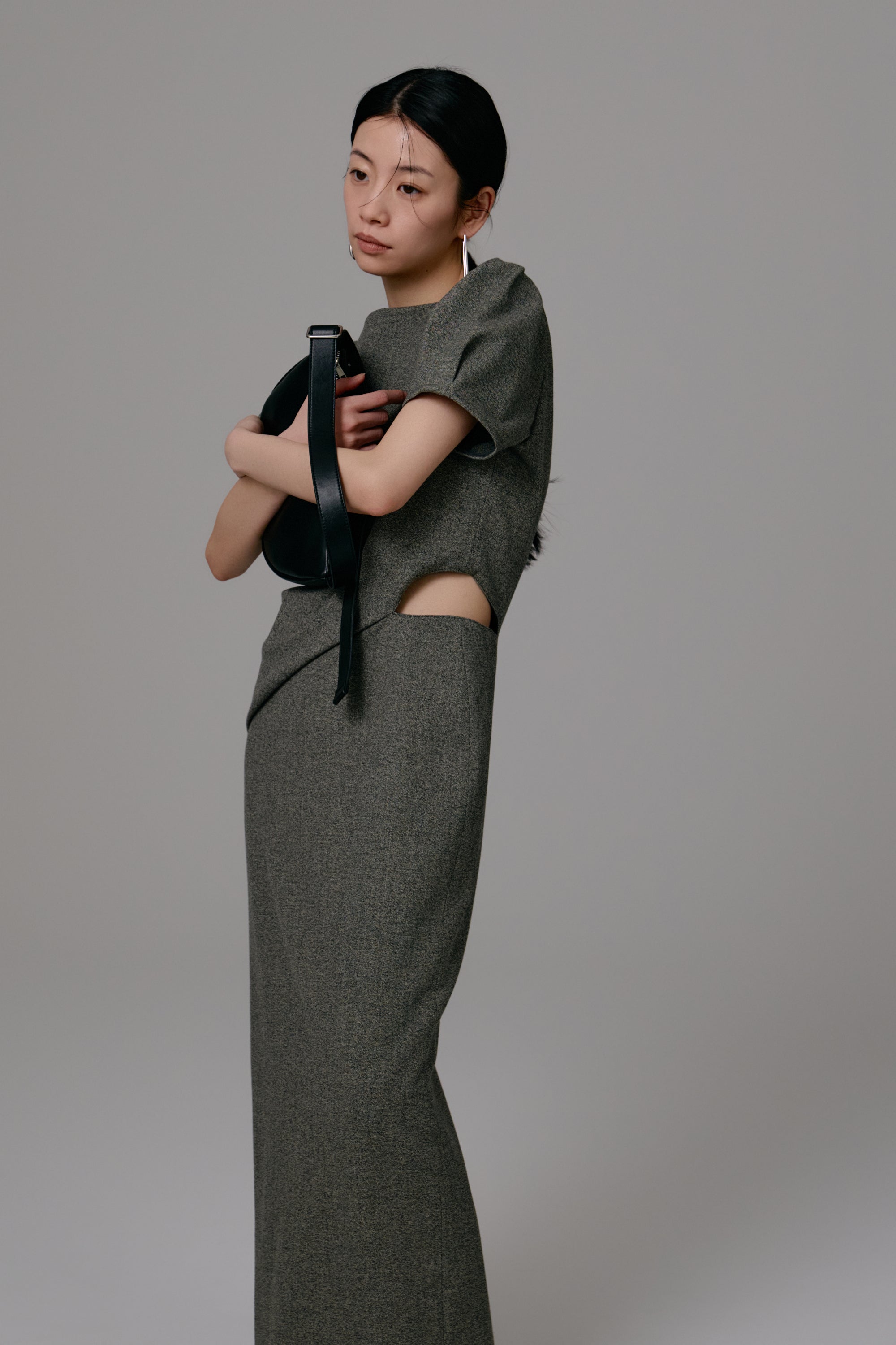 ワンピース louren waist drape onepiece waist drape onepiece – louren store