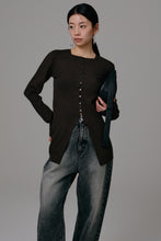 Load image into Gallery viewer, front button knit cardigan