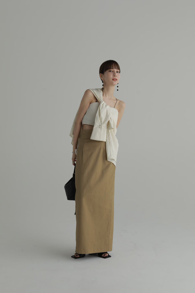 M 完売品 Louren highwaist pencilskirt ivory | decordress.it