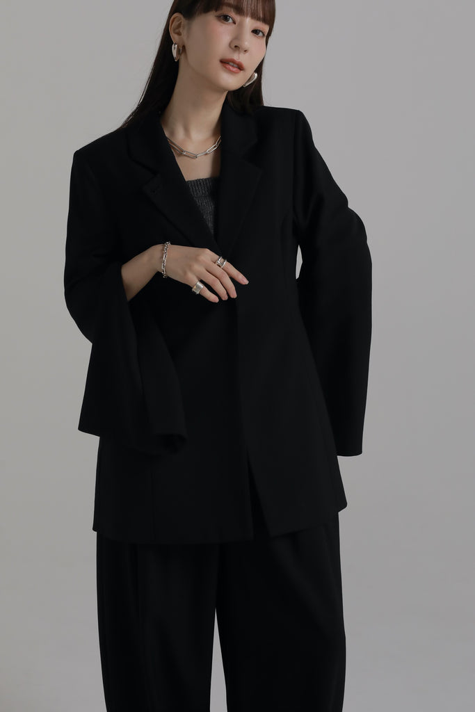 slit sleeve tailored jacket – louren store slit sleeve tailored jacket – louren store