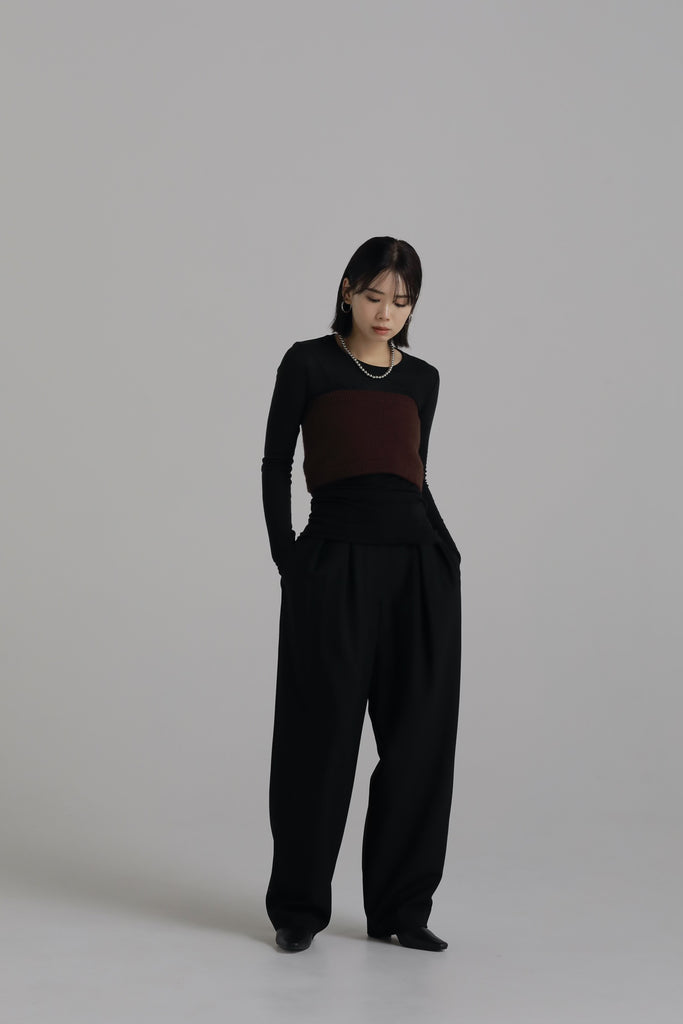 louren knit bare top ベアトップ ローレン - ベアトップ/チューブトップ