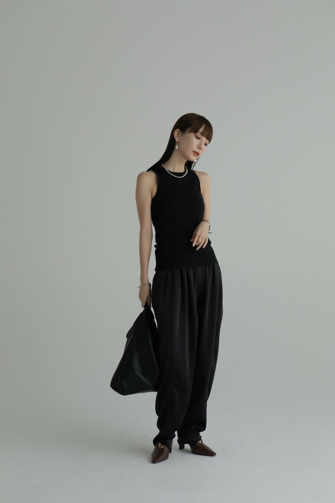 vintage satin cocoon pants – louren store