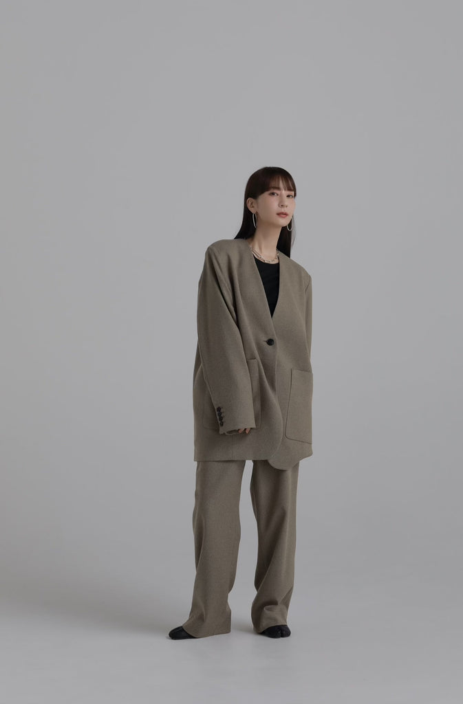 straight twill pants – louren store