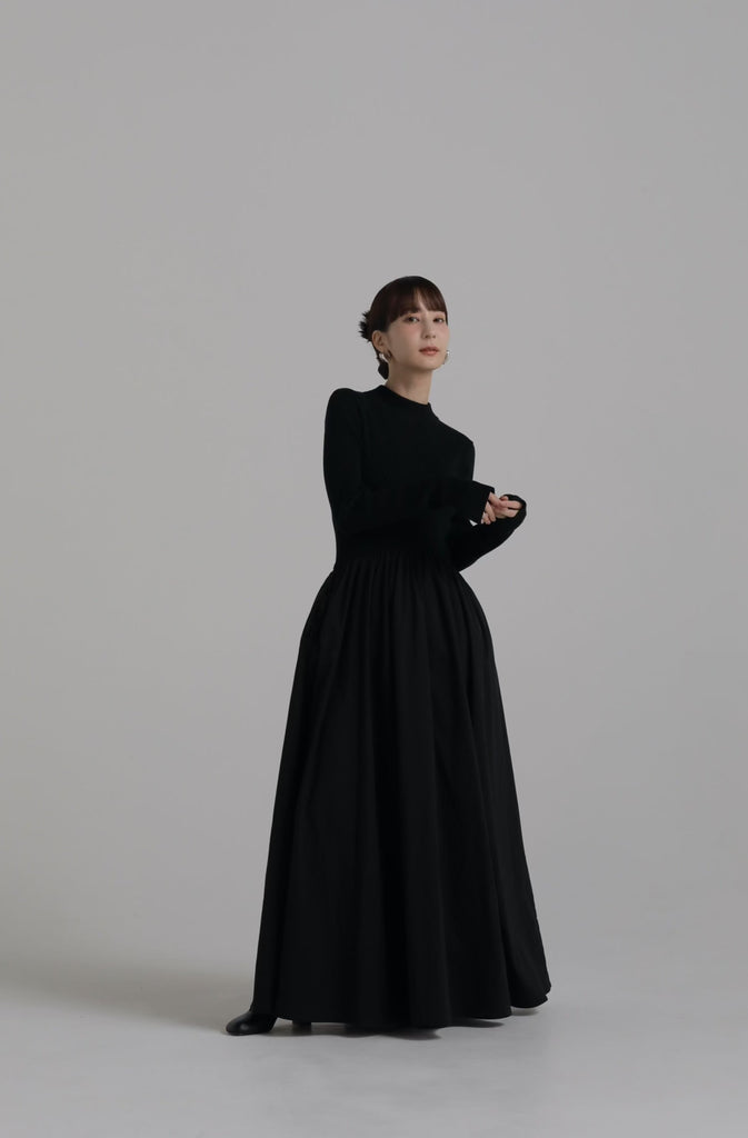 新品★louren knit docking dress ニットワンピース　M