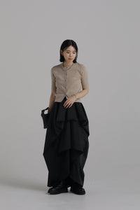 design taffeta skirt – louren store