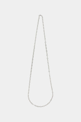 oval chain long necklace
