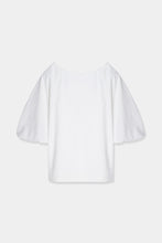 Load image into Gallery viewer, boat neck puff sleeve blouse
