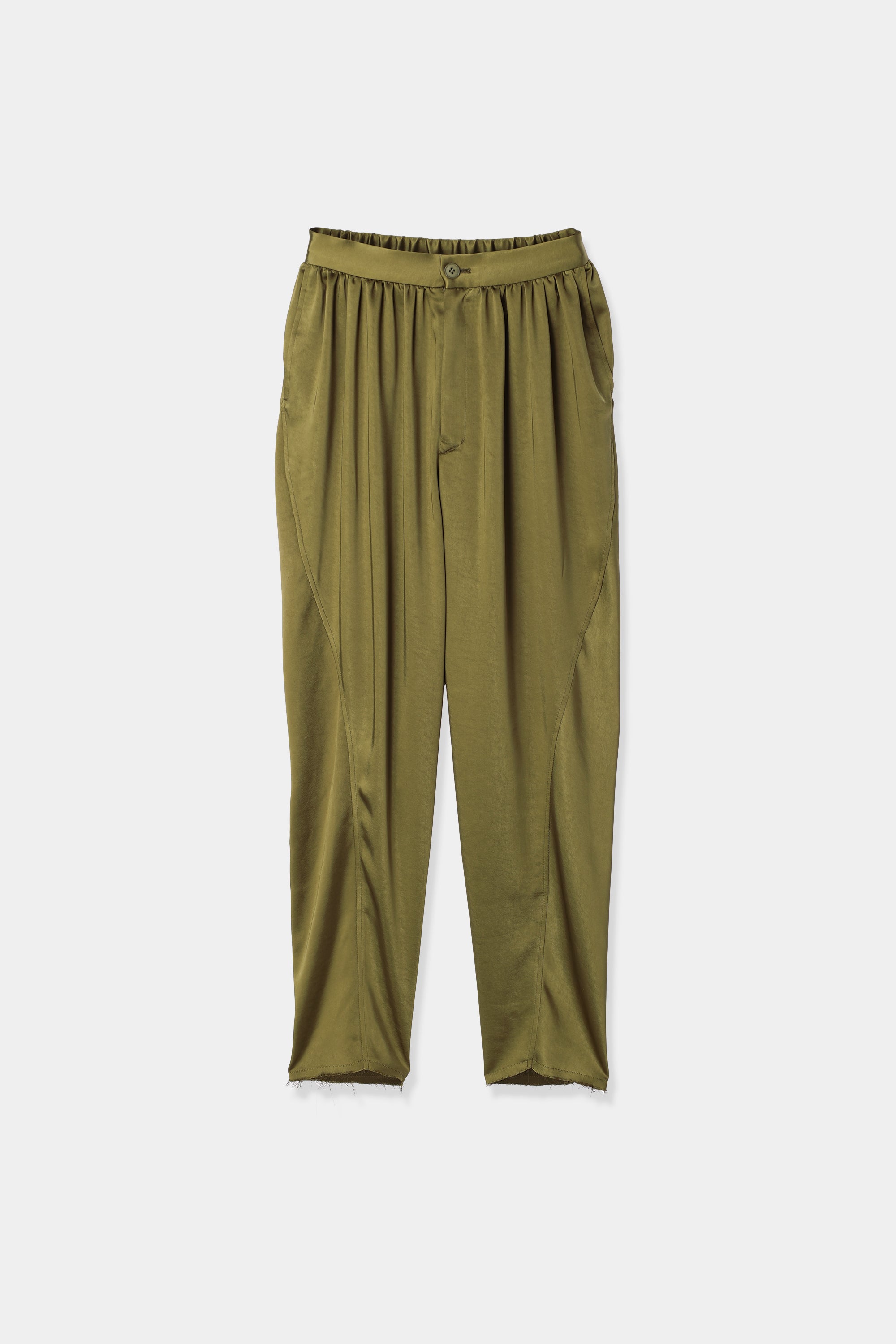vintage satin cocoon pants – louren store