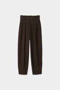 slub cotton cocoon pants – louren store