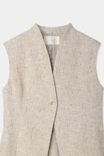 Load image into Gallery viewer, slub tweed shape vest