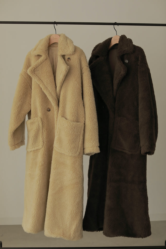 volume boa coat – louren store