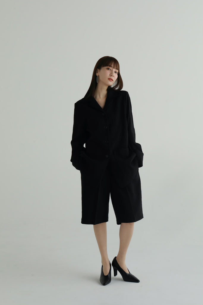 slub tweed jacket – louren store