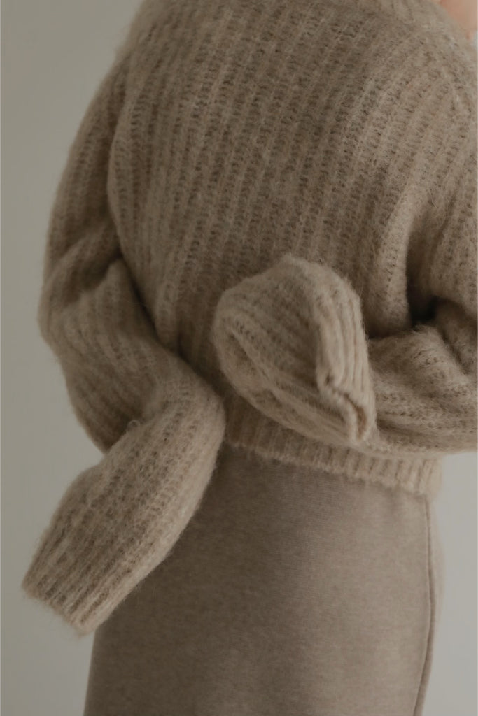 mohair short knit – louren store