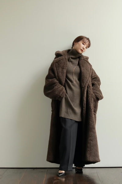 Louren volume boa coat ローレン ボリュームボアコート volume boa coat – louren store