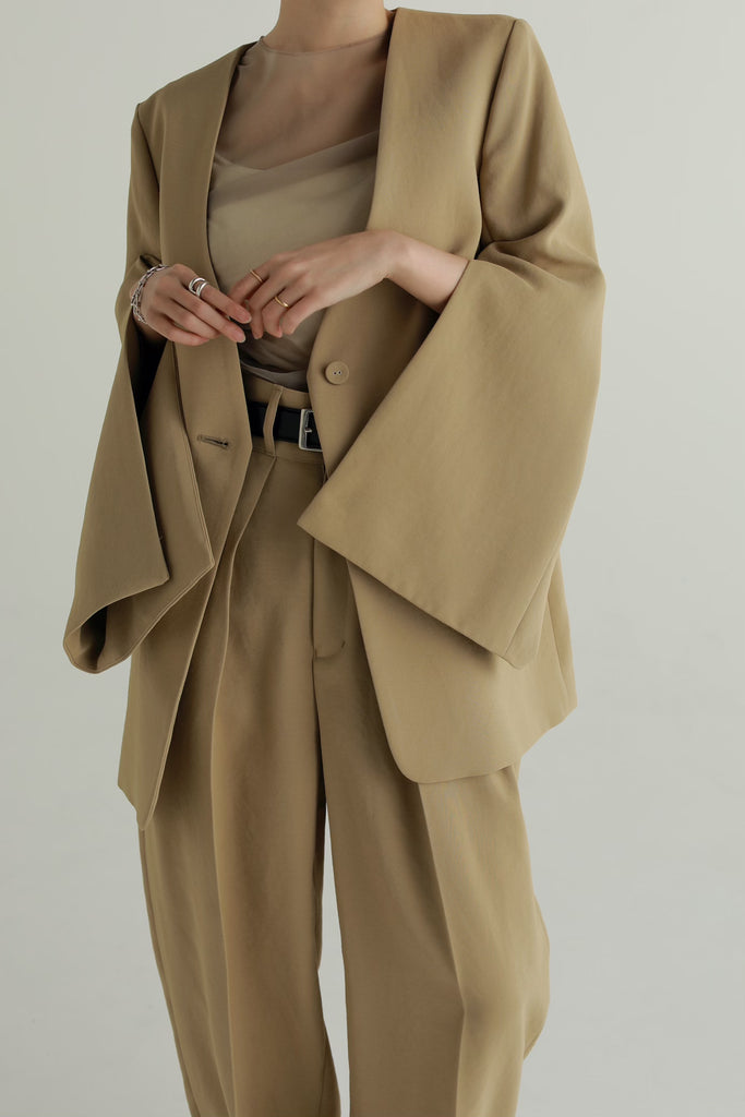 UNISEX S/M louren slit sleeve jacket スリットスリーブジャケット