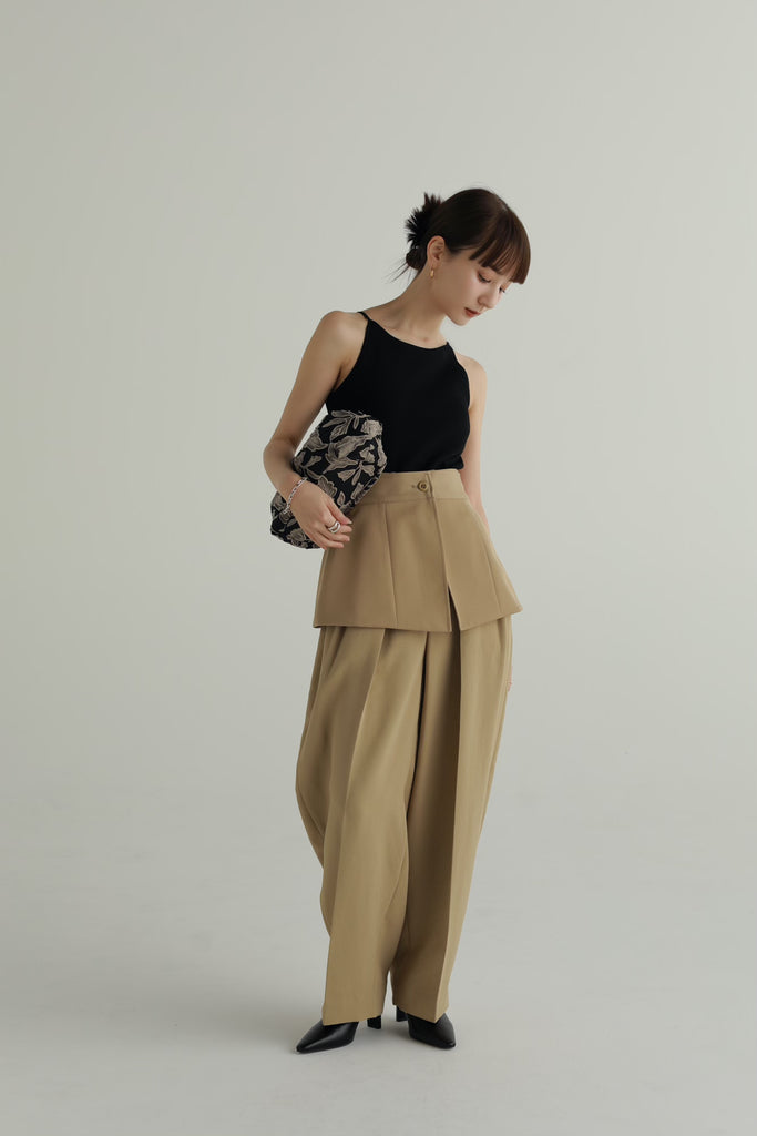 選べる２個セット doubletuck cocoon pants - crumiller.com