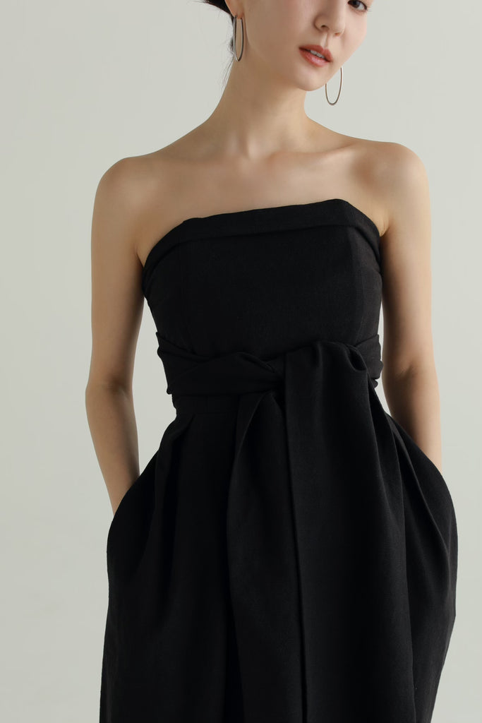 シーリングライト 【louren】baretop combinaison black Sサイズ