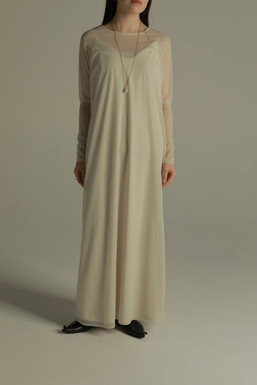 seethrough layered dress – louren store