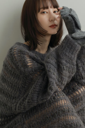美品】louren mohair loose over knit 美品】louren mohair loose over knit
