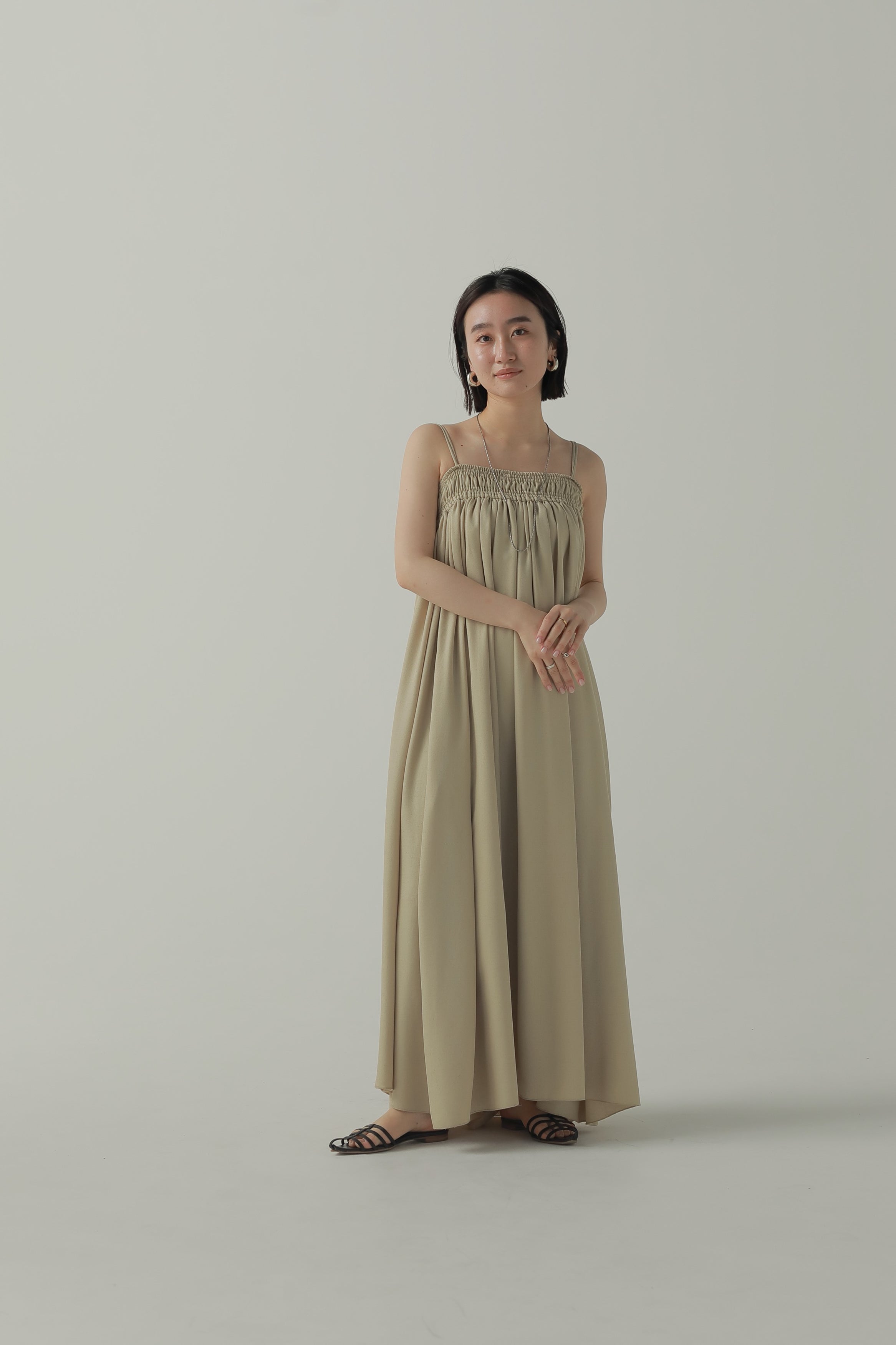 shirring volume dress – louren store shirring volume dress – louren store