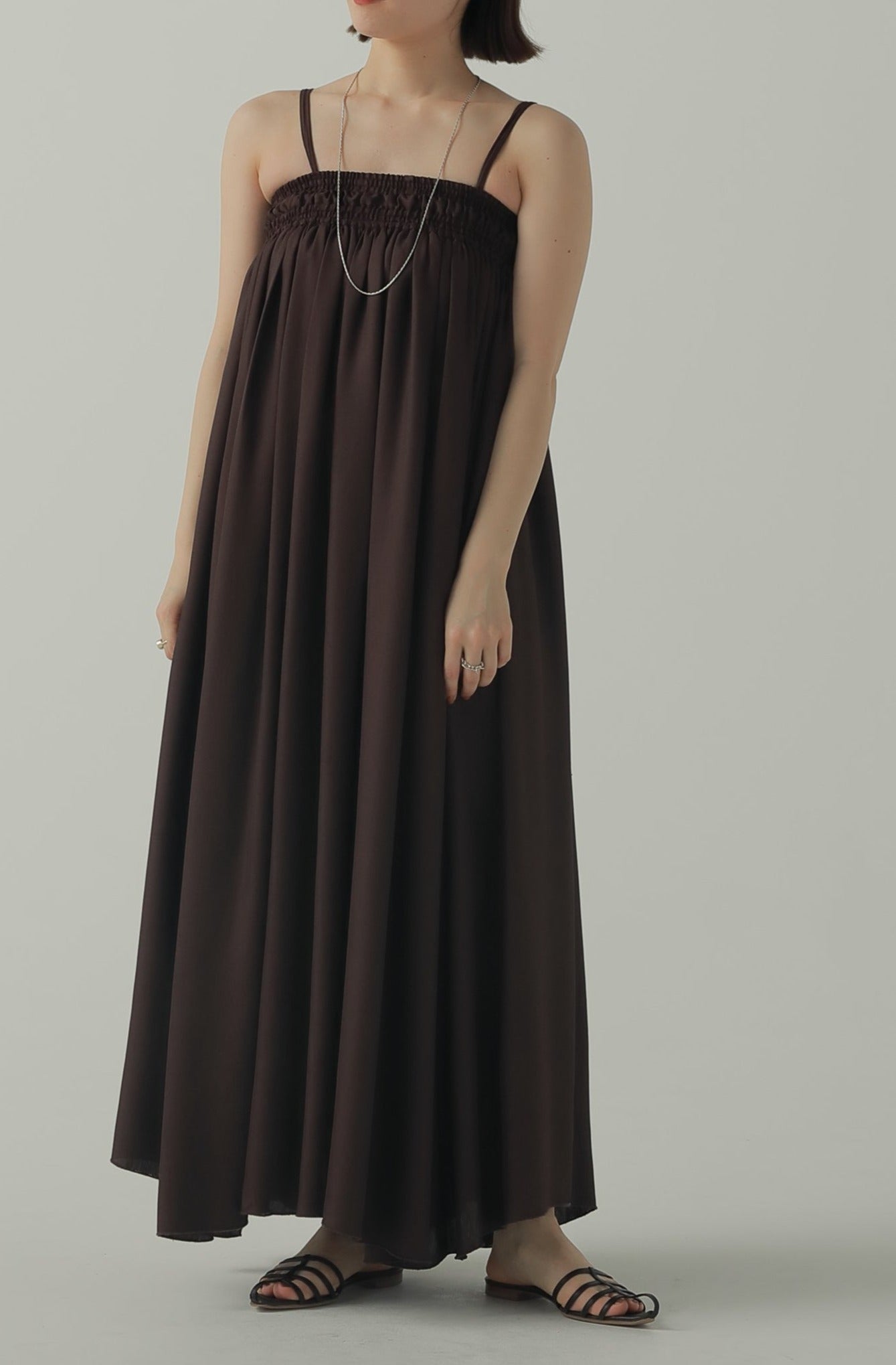 shirring volume dress – louren store shirring volume dress – louren store